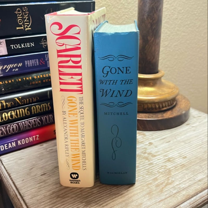 Gone with the Wind Bundle includes vintage 1964 edition and 1991 first edition of the classic story of Scarlett O’Hara