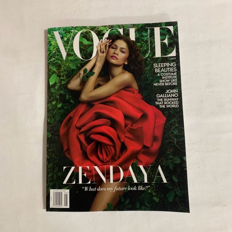 Vogue Zendaya “What Does The Future Look Like” Issue May 2024 Magazine