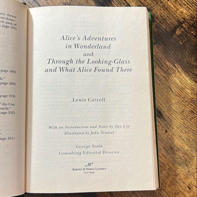 Alice's Adventures in Wonderland, and Through the Looking Glass