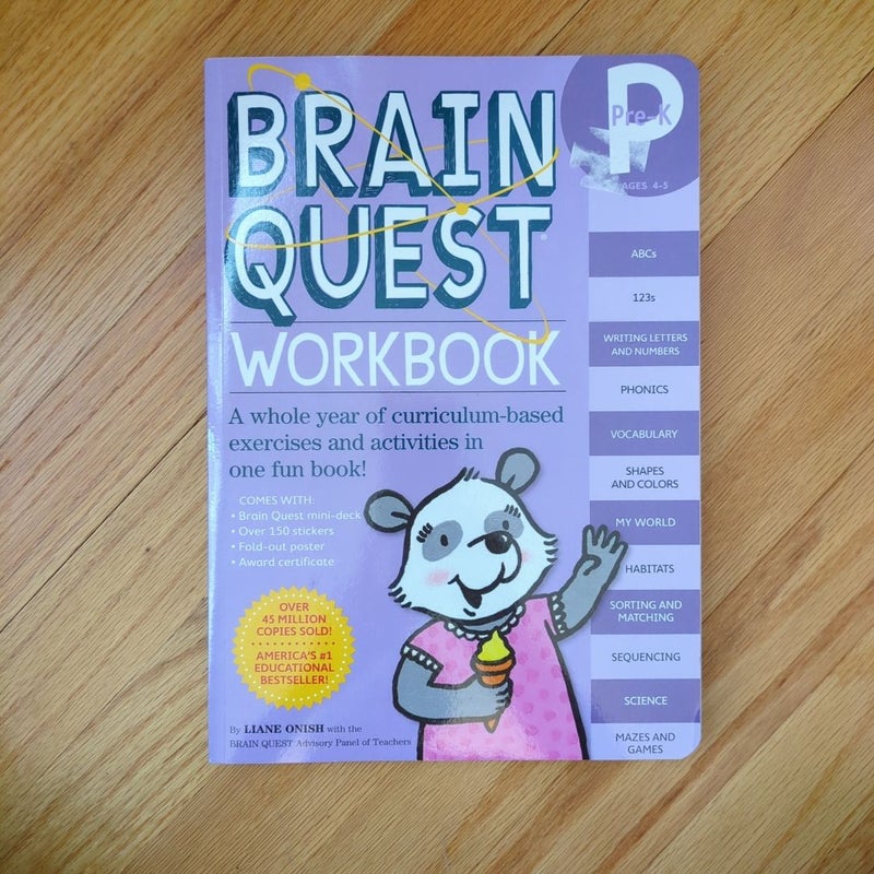 Brain Quest Workbook: Pre-K