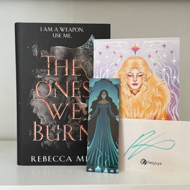 The Ones We Burn - Signed Fairyloot Exclusive