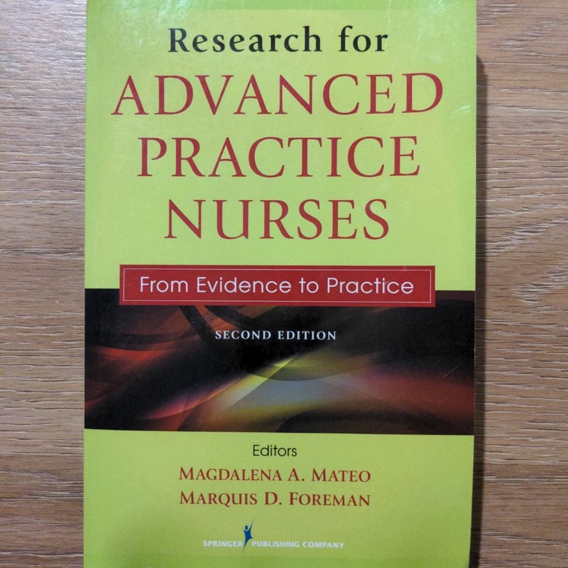 Research for Advanced Practice Nurses