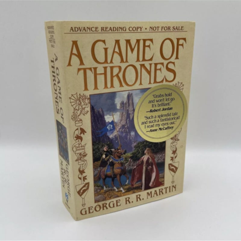 A Game of Thrones: ARC (Advanced Reading Copy)