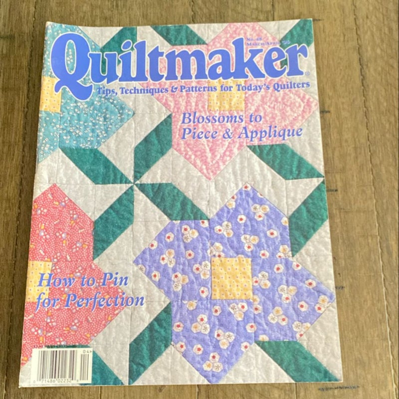 Quiltmaker, magazine, Vol 15, No 2, Mar/April 1996 