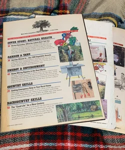 3 Mother Earth News Magazines from 1999