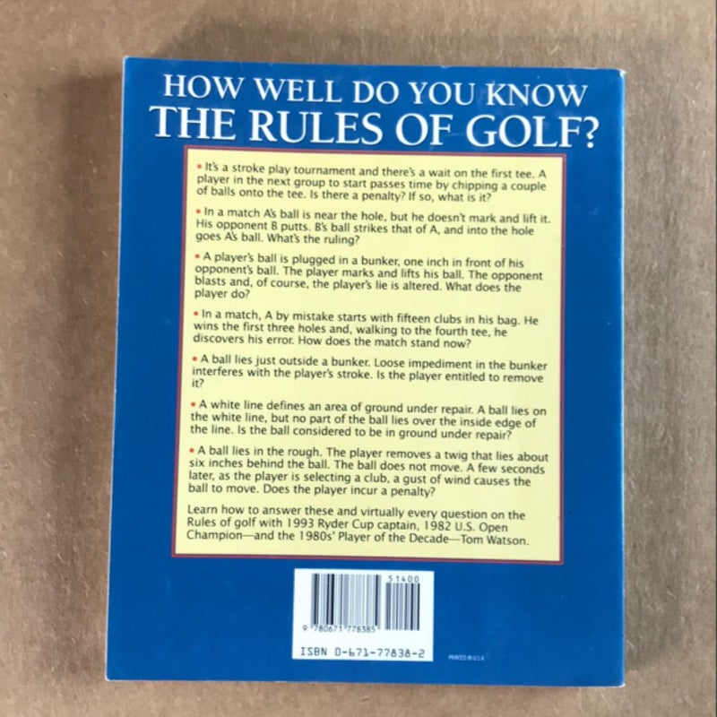 The Rules of Golf