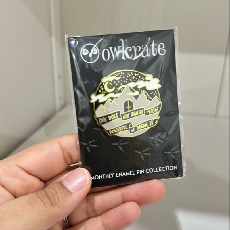 Dreams Lie Beneath (Owlcrate Enamel Pin)