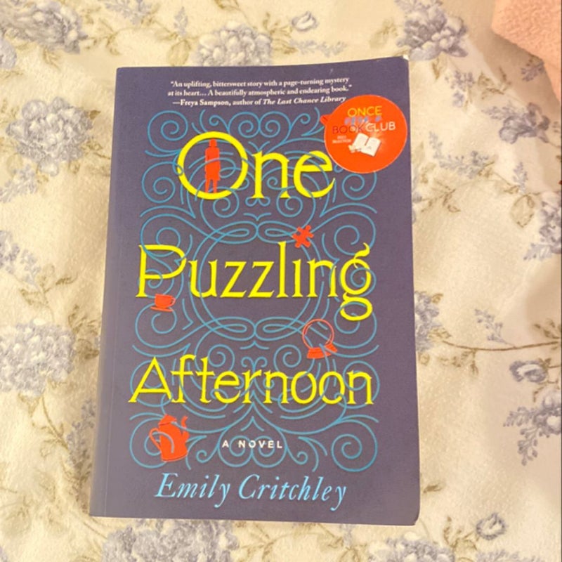 One Puzzling Afternoon- SIGNED BOOPLATE