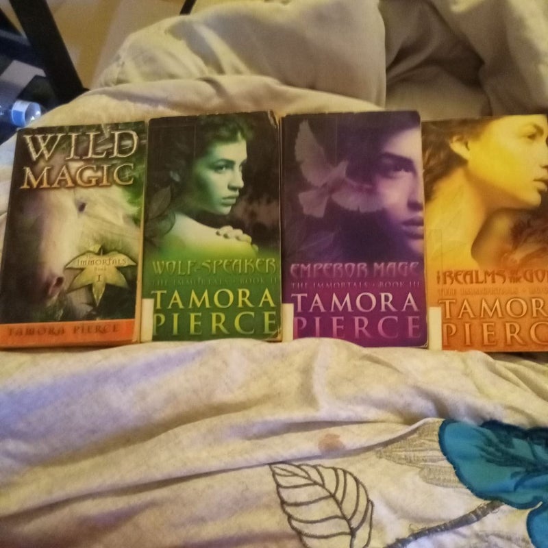 The Immortals paperbacks by Tamora Pierce