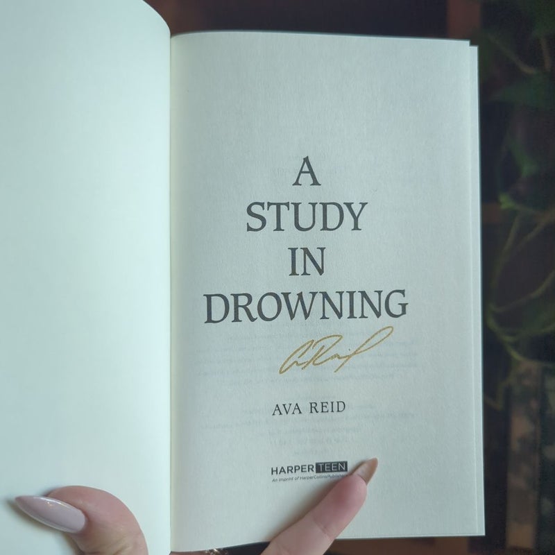 *SIGNED* A Study in Drowning