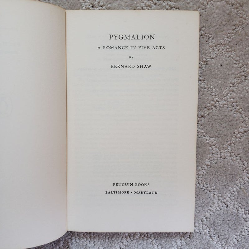 Pygmalion (Penguin Books Edition Reprint, 1960)