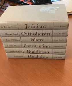 George Braziller 1962 - 6 Volume Set of Great Religions of Modern Man: Protestantism, Catholicism, Judaism, Hinduism, Islam, Buddhism