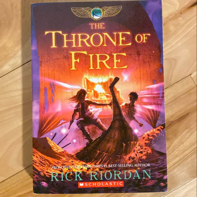Set of 3 books The Red Pyramid Throne of Fire Serpents Shadow by Rick Riordan