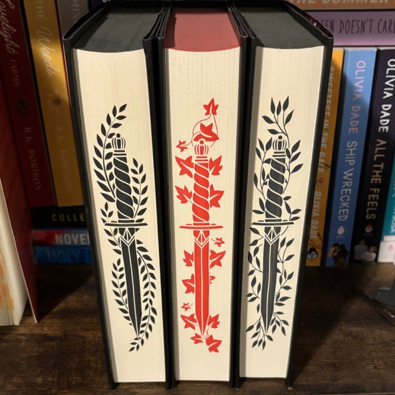 Blood and ash series fairyloot signed  edition 