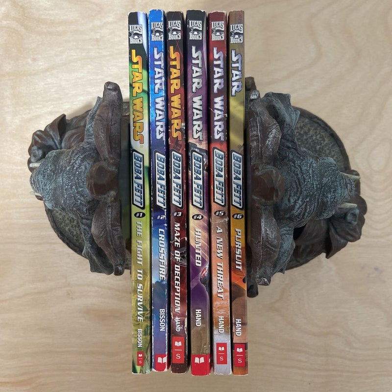 Star Wars Boba Fett (A Clone Wars Novel) Series Complete Set (#1-#6)