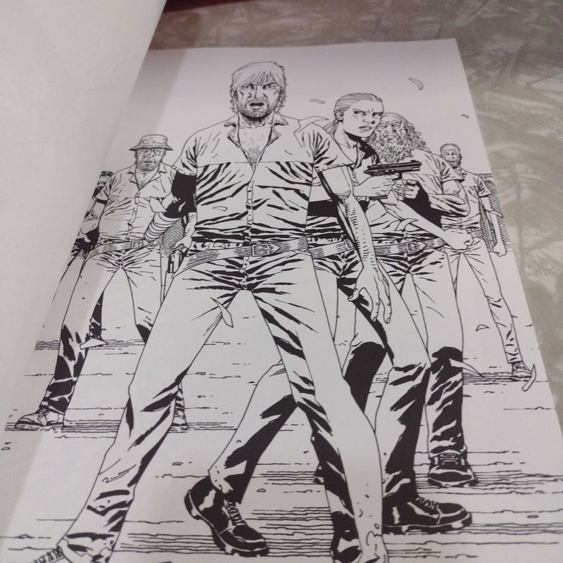 The Walking Dead: Rick Grimes Adult Coloring Book