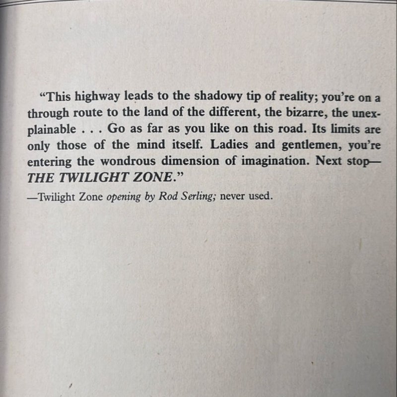 The Twilight Zone Companion