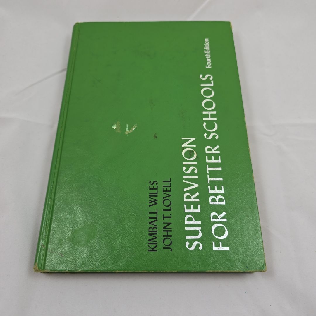 Supervision for Better Schools