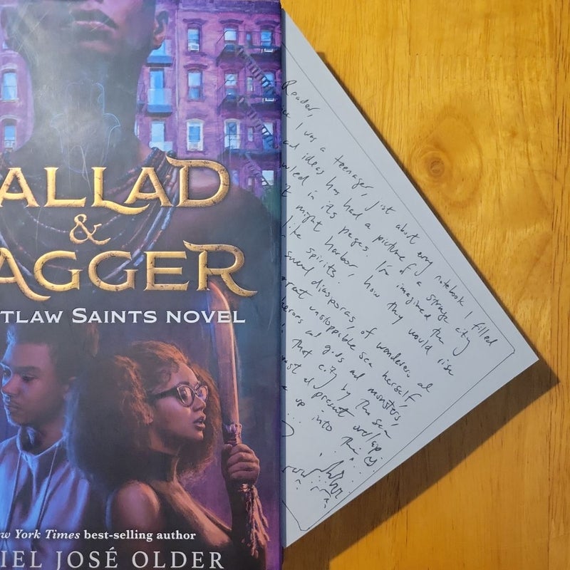 Ballad and Dagger (SIGNED)