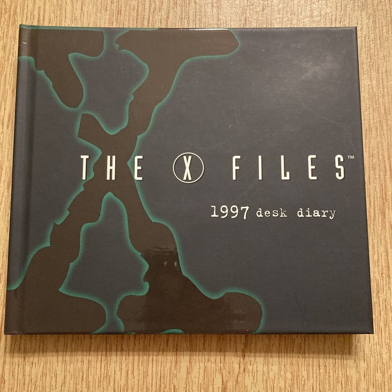 The X Files 1997 desk diary