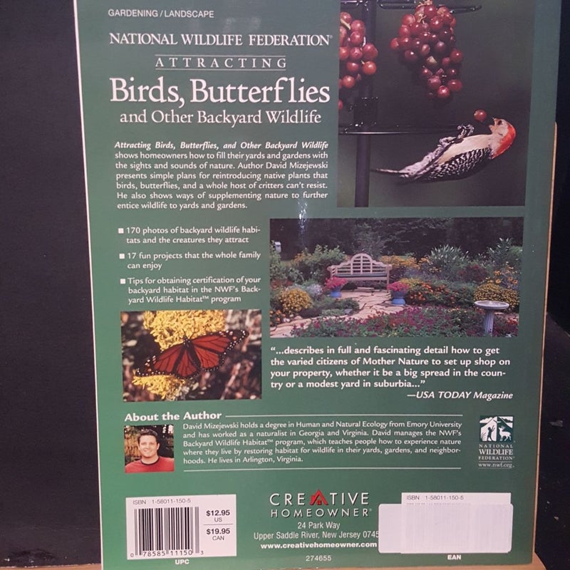 National Wildlife Federation® Attracting Birds, Butterflies and Backyard Wildlife