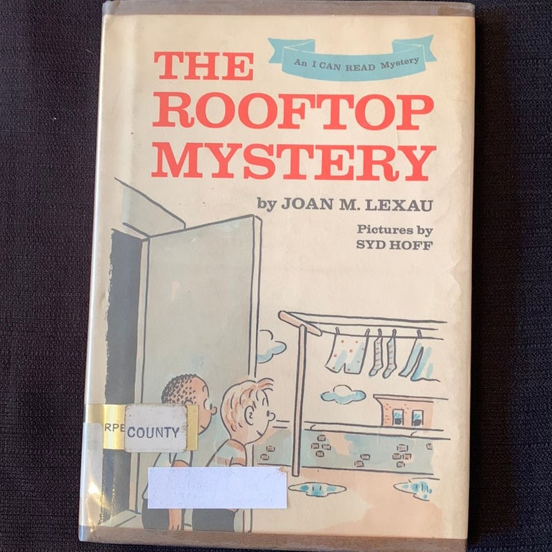 The Rooftop Mystery antique 1968 illustrated children’s book