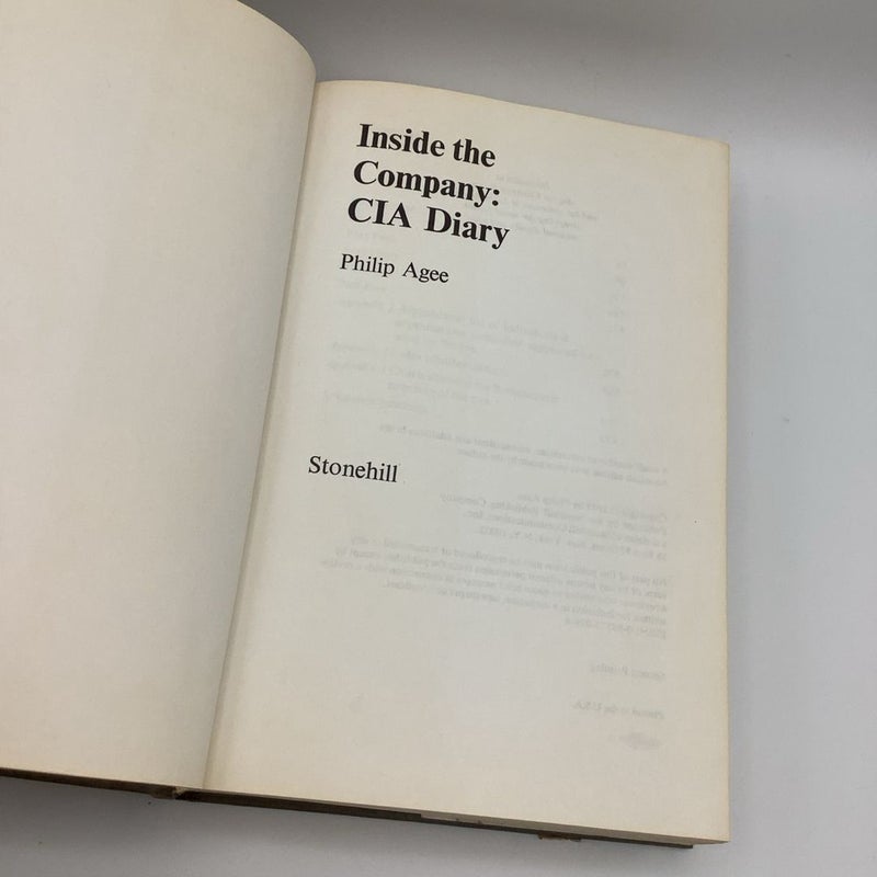 Inside the company CIA Diary 