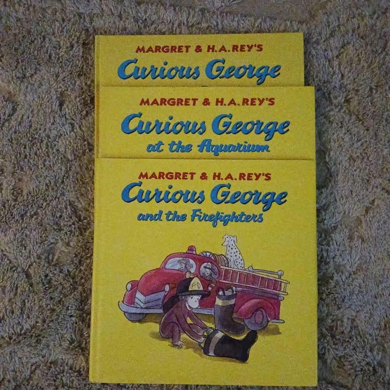 Curious George Hardcovers -Lot of 3