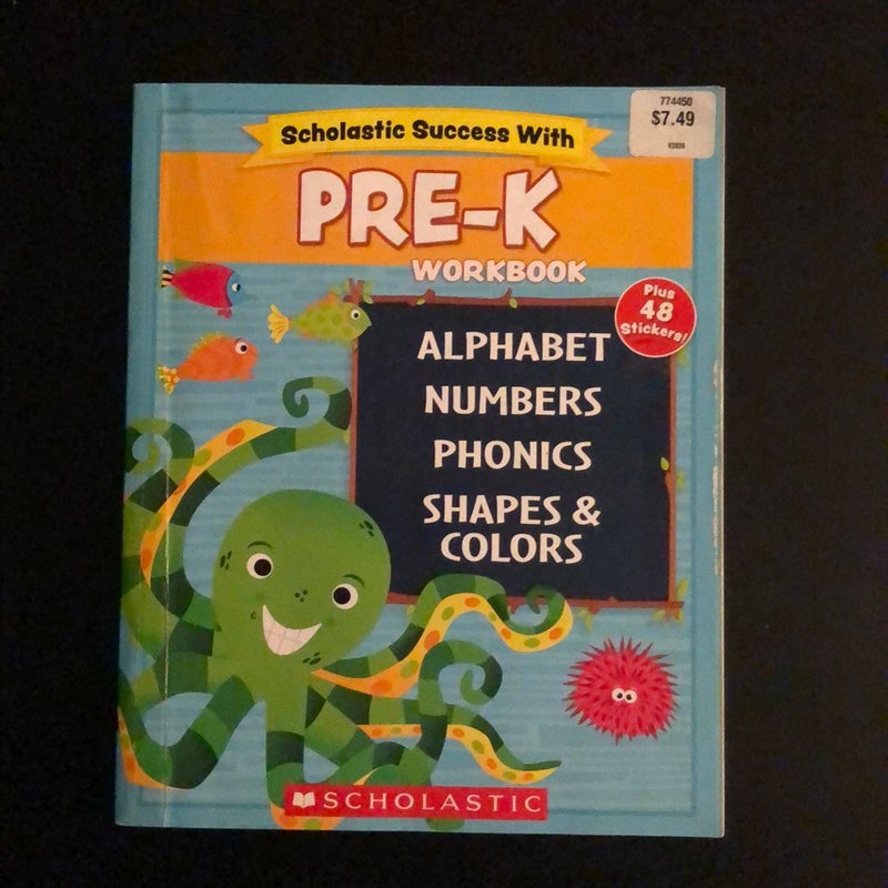 Scholastic Success with Pre-K Workbook / 300pages