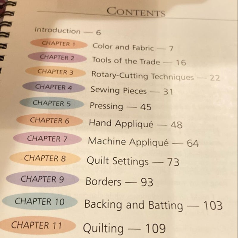 The Quilter's Quick Reference Guide