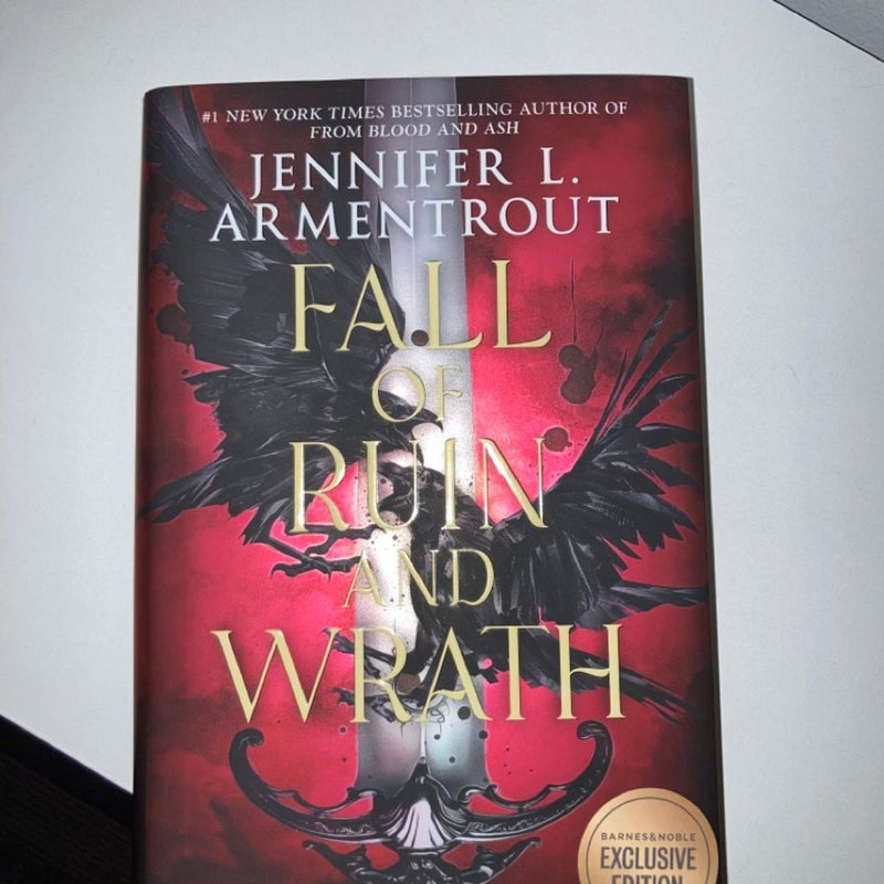 Fall of Ruin and Wrath (Barnes and Noble Exclusive Edition with Bonus Print) by Jennifer L