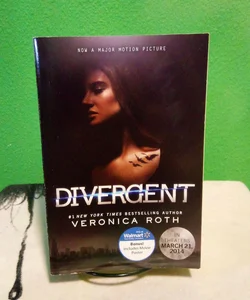 Divergent with Poster - First Paperback Edition