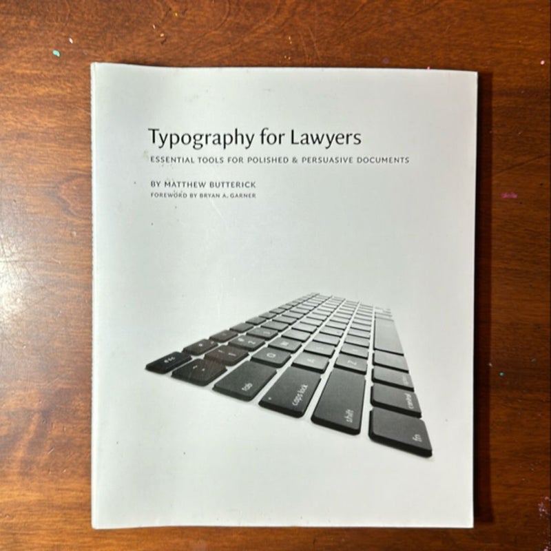 Typography for Lawyers