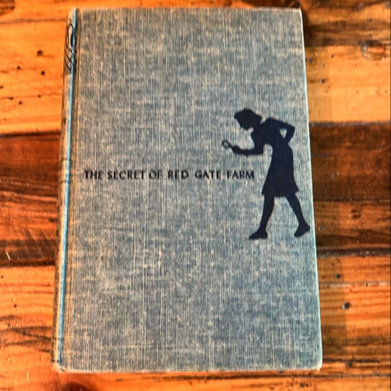 Vintage The Secret of the Red Gate Farm NANCY DREW CAROLYN KEENE 1931 HC