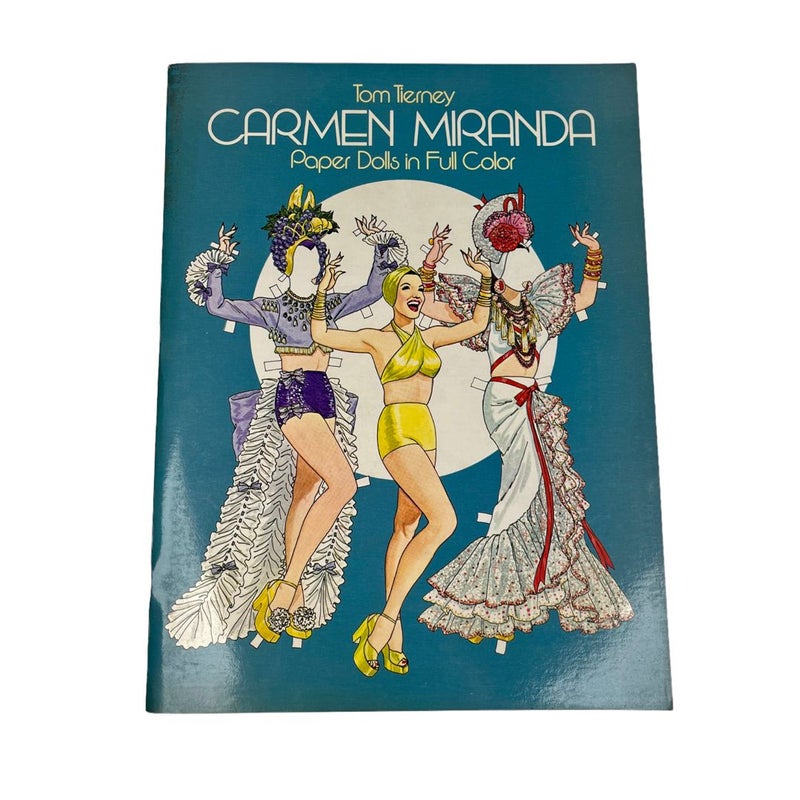 Carmen Miranda Paper Dolls in Full Color