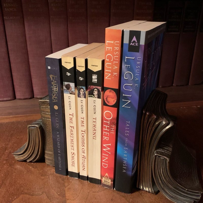 Complete Earthsea Series 1-6: A Wizard of Earthsea, The Farthest Shore, The Tombs of Atuan, Tehanu, The Other Wind, Tales from Earthsea