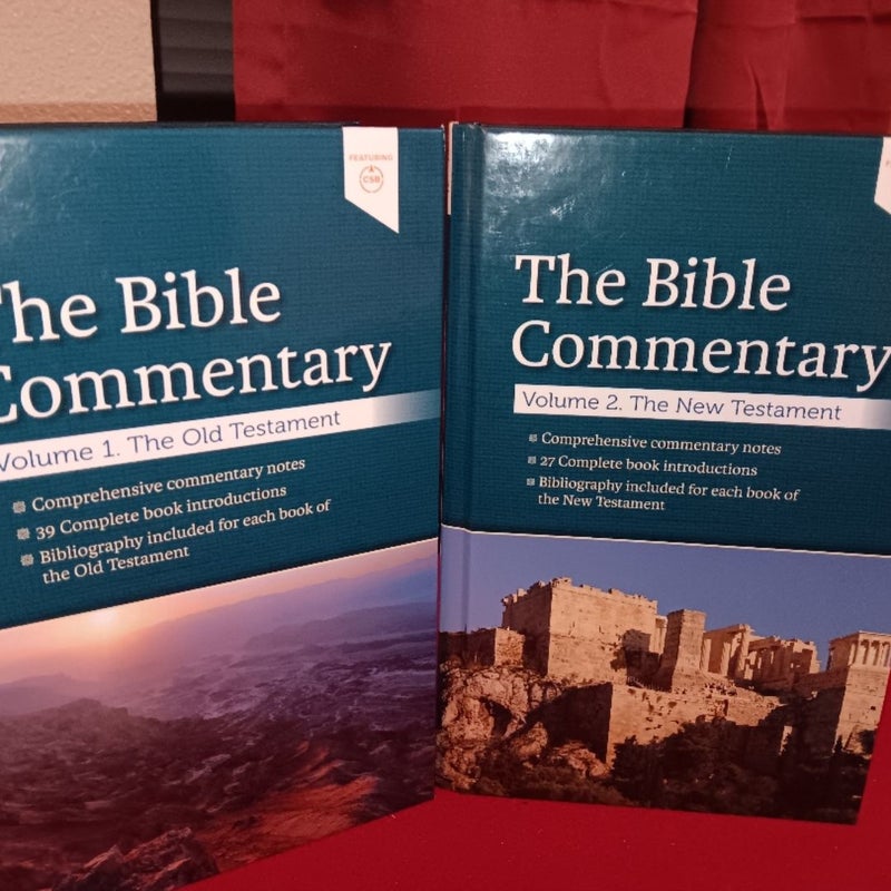 The Bible Commentary in 2 volumes Old & New Testament 
