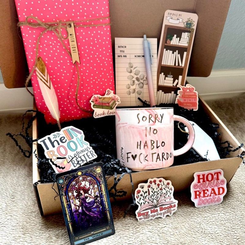 Pink *themed* Blind Date with a Book Box