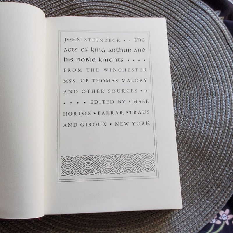 The Acts of King Arthur and His Noble Knights