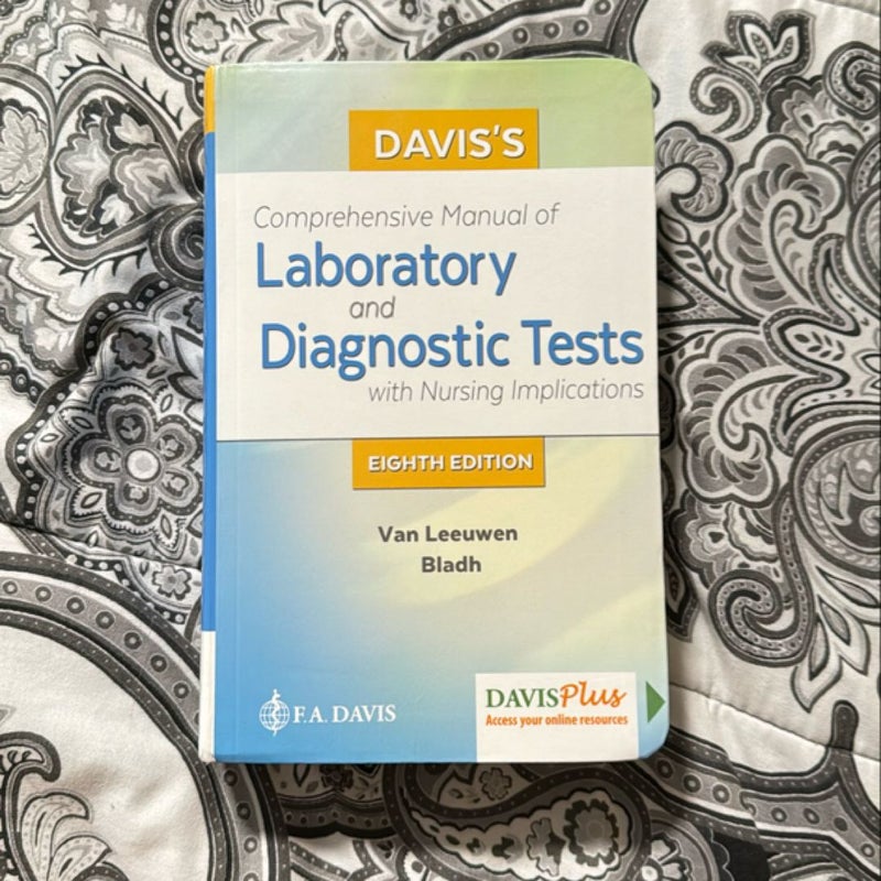 Davis's Comprehensive Manual of Laboratory and Diagnostic Tests with Nursing Implications