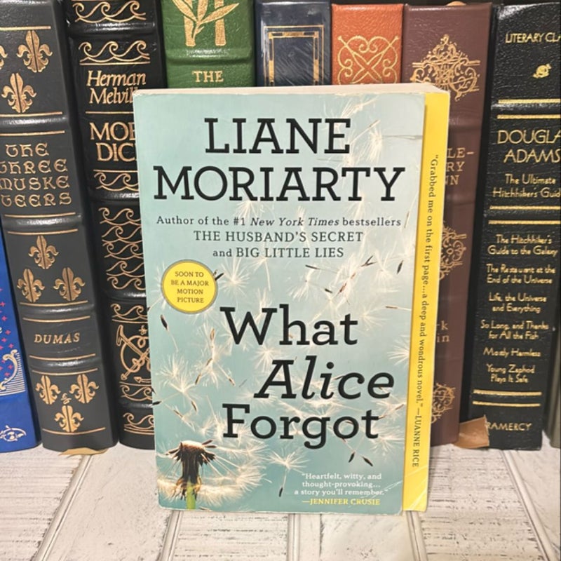 What Alice Forgot