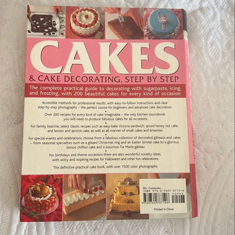 Cakes & Cake Decorating, Step by Step