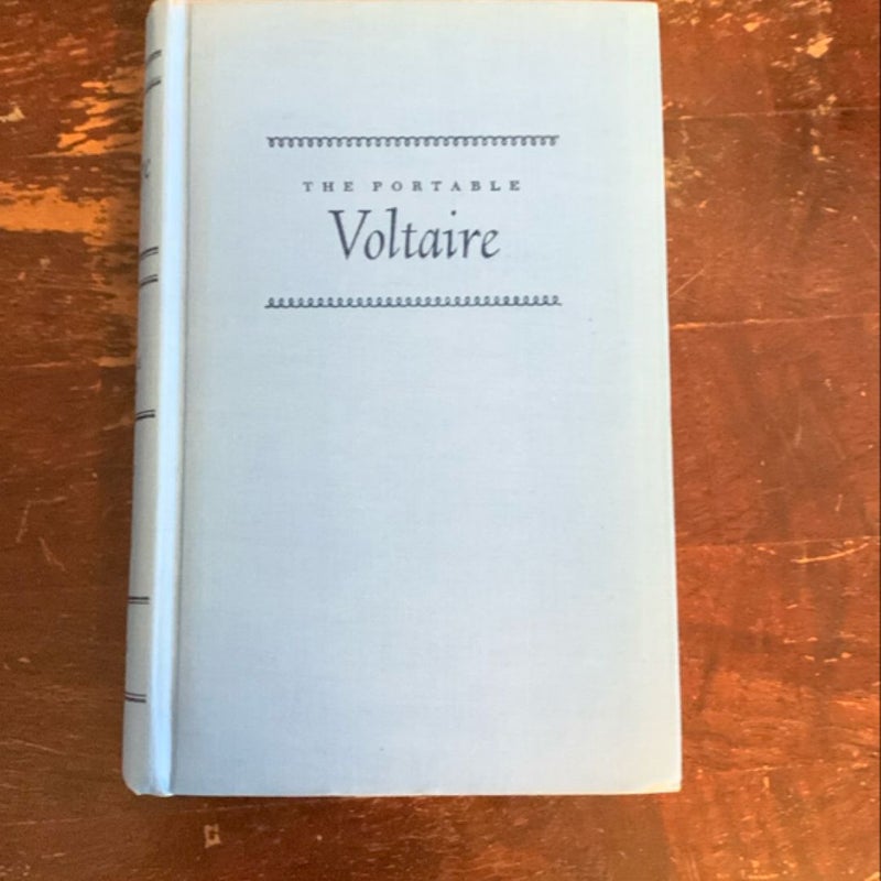 THE PORTABLE VOLTAIRE- The Viking Portable Library HC!  1949