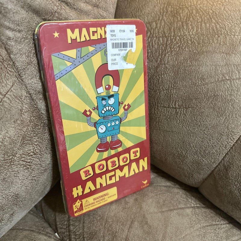 Brand New-Sealed: Magnetic Robot Hangman Travel Game
