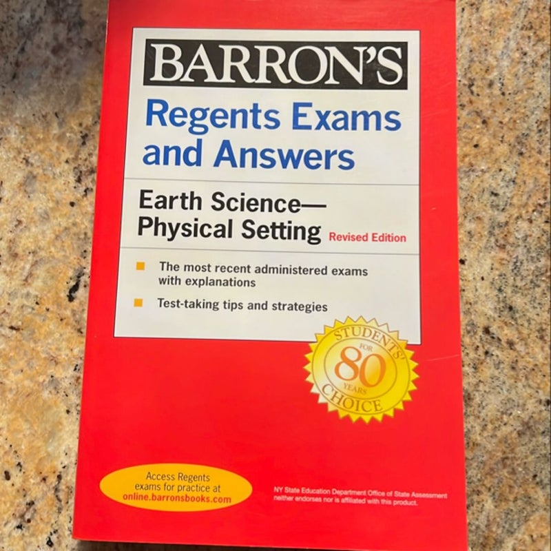 Regents Exams and Answers: Earth Science--Physical Setting Revised Edition