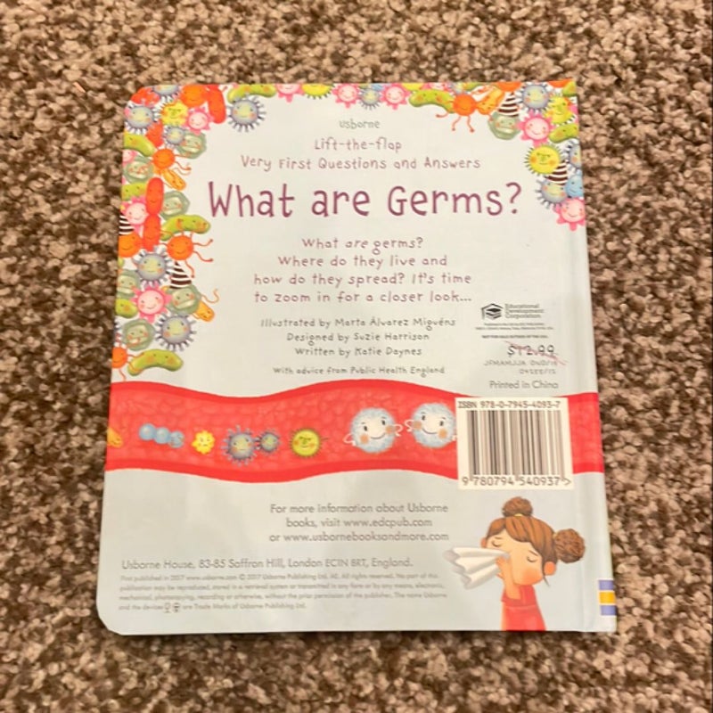 Lift-The-Flap Very First Questions and Answers What Are Germs?