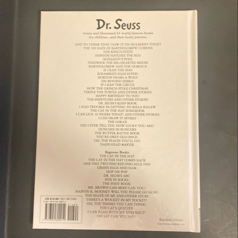 Dr. Seuss's Sleep Book