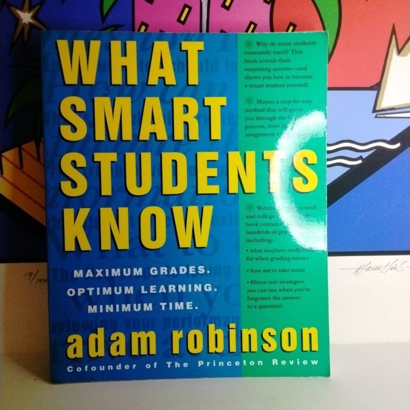 What Smart Students Know