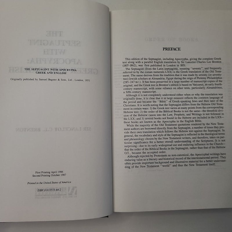 The Septuagint with Apocrypha