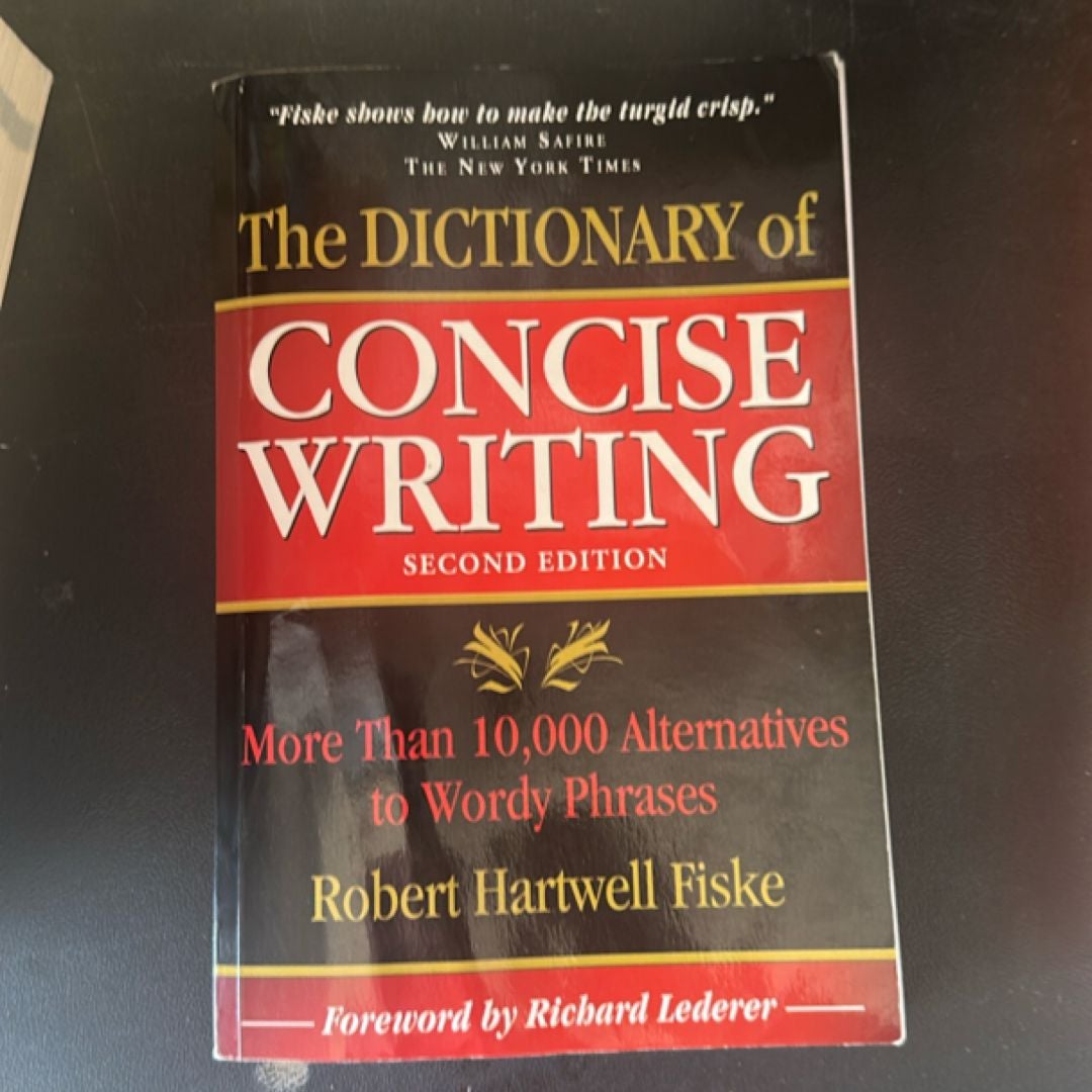 The Dictionary of Concise Writing